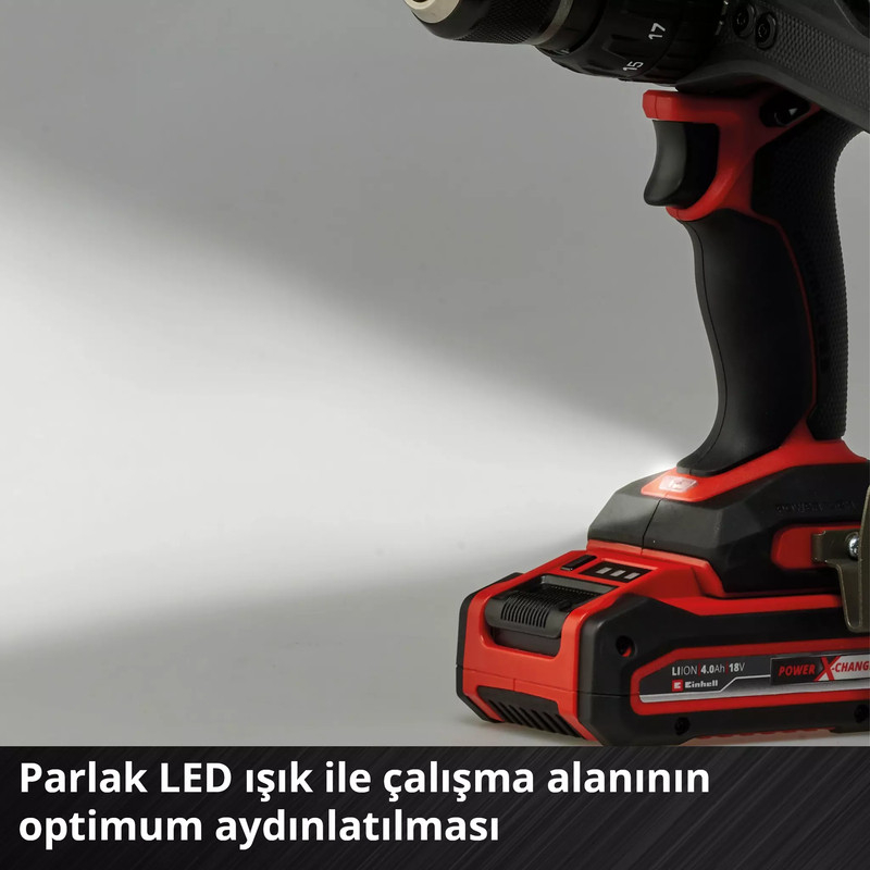Einhell TP-CD 18/120 Li-i BL Akülü Darbeli Matkap/Vidalama (Solo) - 4514310
