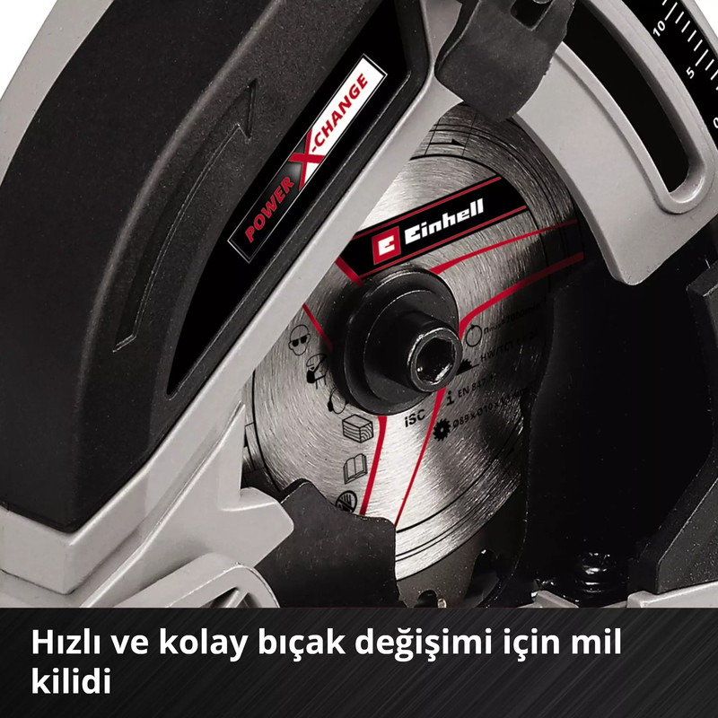 Einhell TE-CS 18/89 Li Akülü Mini Daire Testere (Solo) - 4331100