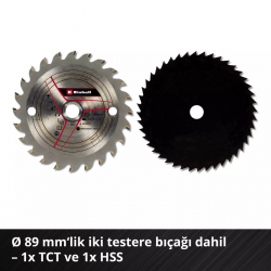Einhell TE-CS 18/89 Li Akülü Mini Daire Testere (Solo) - 4331100