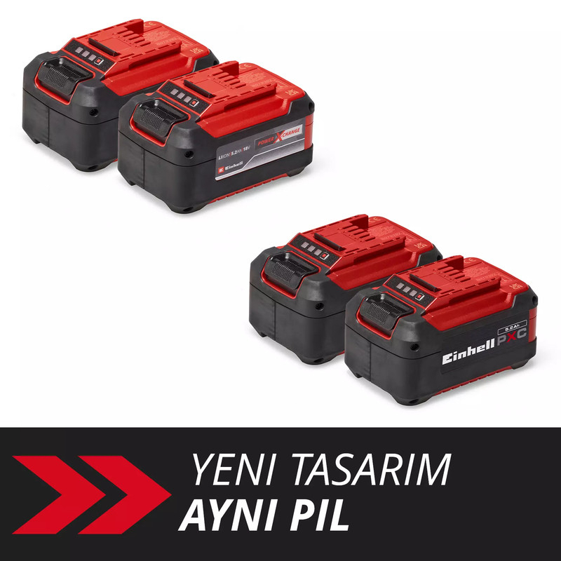 Einhell 2x18V 5,2Ah PXC-Twinpack Akü Seti - 4511526