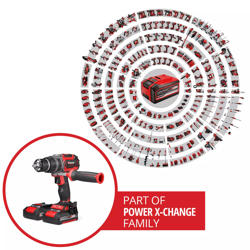 Einhell TP-CD 18/70 Li-i BL Akülü Darbeli Matkap (2x2,0Ah) - 4514316