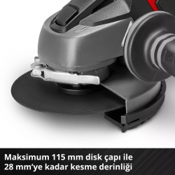 Einhell TE-AG 18/115 Li Akülü Avuç Taşlama (Solo) - 4431110