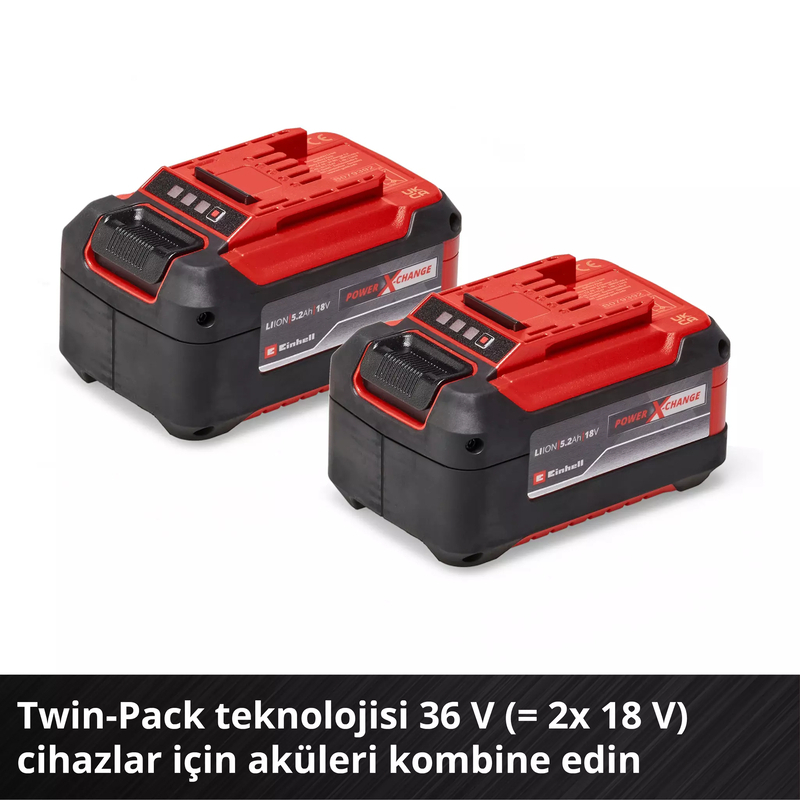 Einhell 18V 5.2Ah PXC Starter Kit Akü ve Şarj Seti 4512147