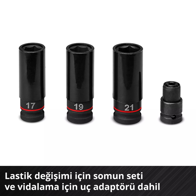 Einhell 18V 350Nm Kömürsüz Darbeli Somun Sıkma Solo 4510055