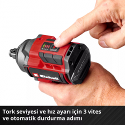 Einhell 18V 350Nm Kömürsüz Darbeli Somun Sıkma Solo 4510055