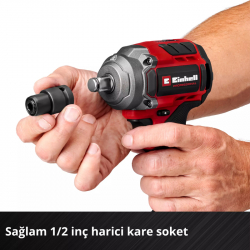 Einhell 18V 350Nm Kömürsüz Darbeli Somun Sıkma Solo 4510055