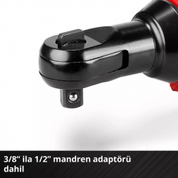 Einhell 18V 60Nm Akülü Cırcır Somun Sıkma Solo 4514320