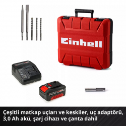 Einhell Herocco Kit +5 (1x3,0Ah) Akülü Kırıcı Delici 4513975