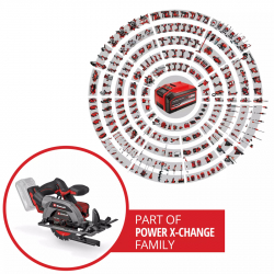 Einhell 18V 136mm Kömürsüz Mini Daire Testere Solo 4331240